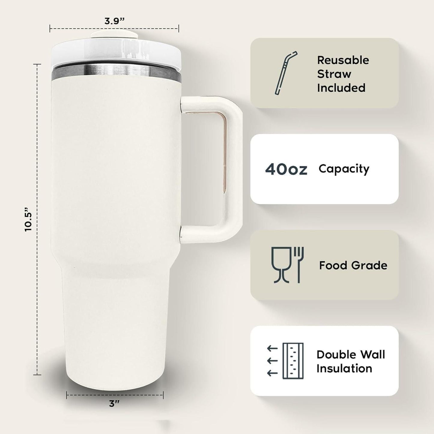 Stainless Steel Cup vacuum Insulated Tumbler for Water