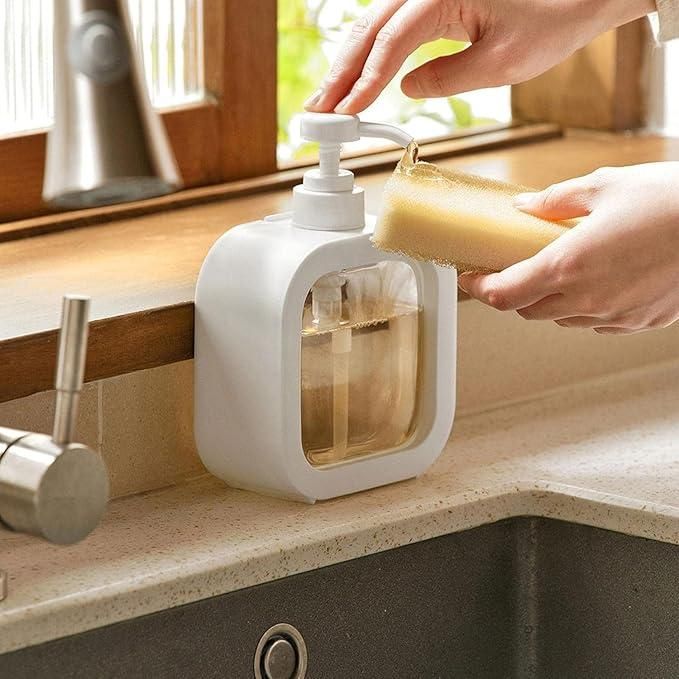 Plastic Empty Bottle Soap Dispenser For Bathroom Kitchen Large but very aesthetic enough to make you fall in love with it